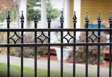 Residential ornamental fence